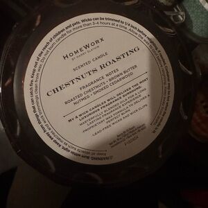 HomeWorx Chestnuts Roasting Scented Candle